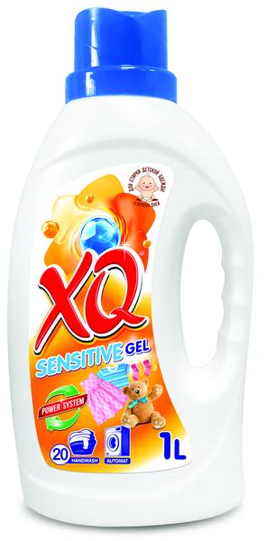 Средство моющее синтетическое  гелеобразное «XQ» для детского белья