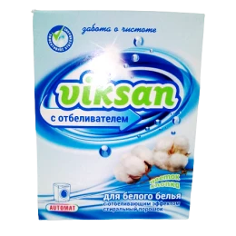 Средство моющее синтетическое порошкообразное VIKSAN автомат с отбеливателем для белого «Цветок хлопка»